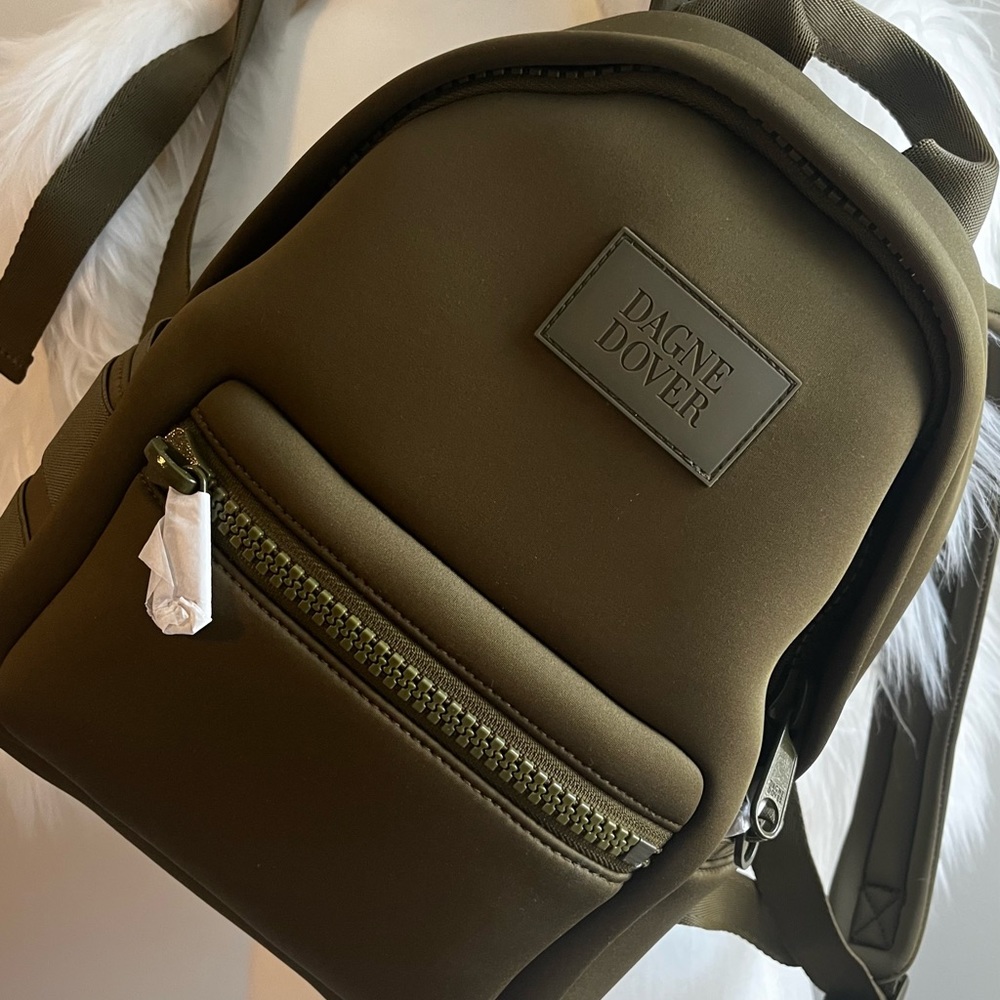Dagne Dover Small Neoprene Green Backpack